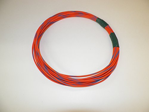 18 Ga Awg Orange Blue Striped Automotive General Purpose Gxl Wire 94 O D 25 Superior Abrasion Resistance High Heat Resist