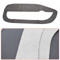 Black Pair Microfiber Leather Door Panel Insert Cards Cover Replacement For Mustang 2005-2009