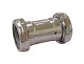 Plumbest T74004r2 Brass 90-degree Double Slip Elbow Chrome 1 2-inch 
