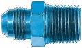 Aeroquip Fbm2005 Male An To Pipe Adapter -06an 3 8 In Size Aluminum Blue Anodized Bulk Packaged 