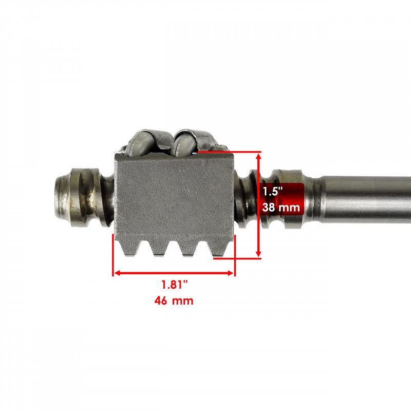 Caltric Steering Shaft For Kubota L175 L185 L225 L245 L1500dt 34150-16200 34150-16201