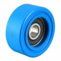 2pcs 8x35x15mm Roller Idler Bearing Pulley Sliding Conveyor Wheel Blue 
