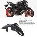 Motorcycle Front Mud Guard Carbon Fiber High Strength Protective Splash Mt-07 Lightweight