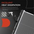A-premium Engine Coolant Radiator With Oil Cooler Compatible Saturn Sc1 Sc2 Sl S Sl2 1994-2002 L4 1 9l Sw1 1994-1999 Sw2