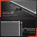 A-premium Engine Coolant Radiator With Oil Cooler Compatible Saturn Sc1 Sc2 Sl S Sl2 1994-2002 L4 1 9l Sw1 1994-1999 Sw2