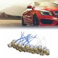 Uxcell 20pcs Ba15s Turn Signal Light Bulb Wiring Harness Socket Connector 12v-36v For Car