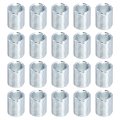 20pcs Threaded Inserts M10-1 5x15 M12-1 75x15 Zinc Plated Carbon Steel Screw Sleeves Thread Repair Insert For Mechanical 