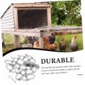 Angoily 10pcs Wire Tensioner Shade Sails Tension Fastener Rope Connector Tightener Heavy Duty Suspension Hook Tool Metal