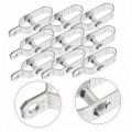 Angoily 10pcs Wire Tensioner Shade Sails Tension Fastener Rope Connector Tightener Heavy Duty Suspension Hook Tool Metal