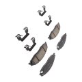 Front Disc Brake Pads For Pontiac Grand Prix 2005 2006 2007 2008 Ceramic Friction Material Low Dust Mechanical Wear Sensor 