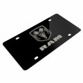 Ipick Image Ram Matt-look Laser Mark Black Acrylic License Plate Ram1500 Ram2500 Ram3500