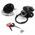 Topteng Motorcycle Ignition Switch Replacement Starter Key Kit With Fuel Gas Cap For Kawasaki Zx1400 Ninja Zx14r Er650 Er6n