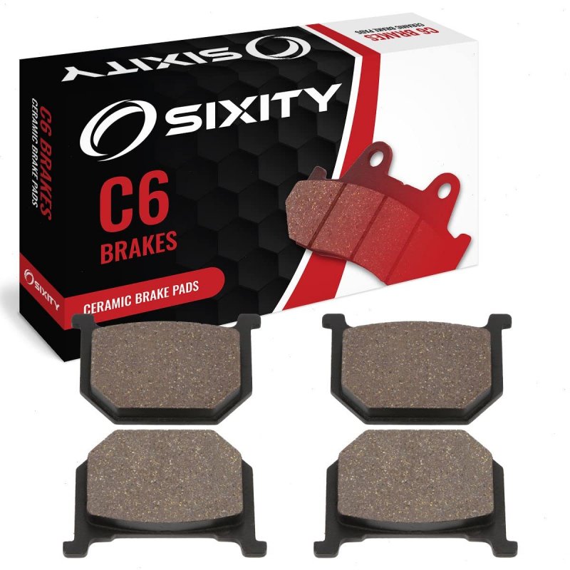 Sixity C6 Front Ceramic Brake Pads For Suzuki Gs850gl Gt Gx Glt 1980-1981 Complete Set