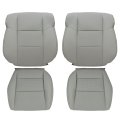 Driver Passenger Side Bottom Top Lean Back Replacement Leather Perforated Seat Covers Gray For Acura Tsx 2009 2010 2011 2012 