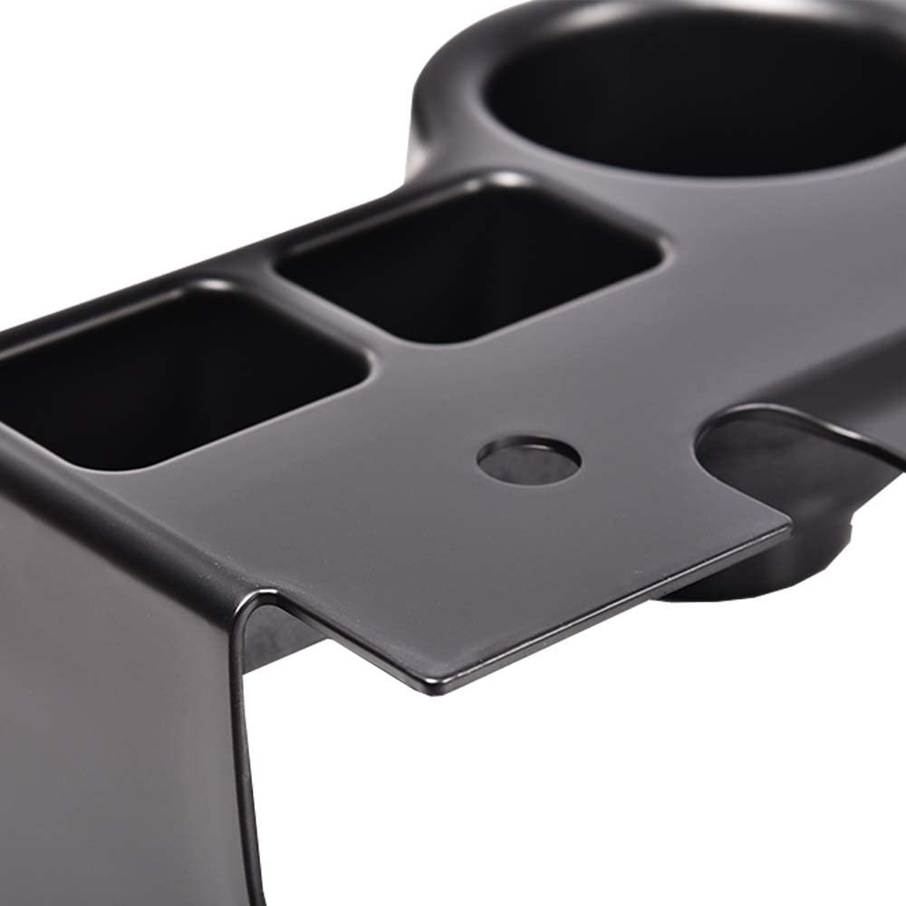 Center Console Cup Holder For Ford F250 F350 F450 F550 Super Duty Truck 1999 2000 2001 Black