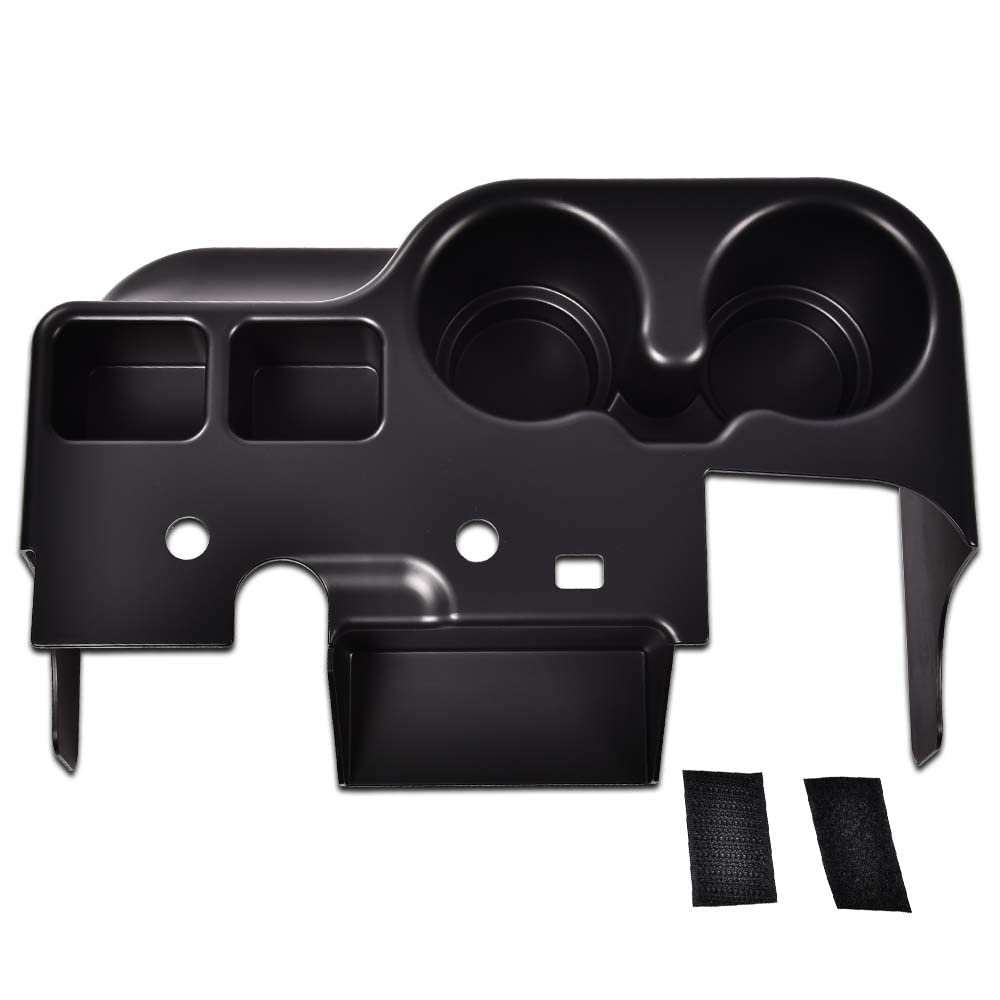 Center Console Cup Holder For Ford F250 F350 F450 F550 Super Duty Truck 1999 2000 2001 Black