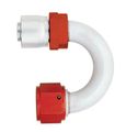 Fbm4264 Startlite Size 10 180 Degrees Fitting Elbow Hose Pipe Red And Silver Brass Finish 