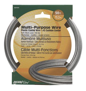 Hillman Clothesline Wire 50 Galvanized Card