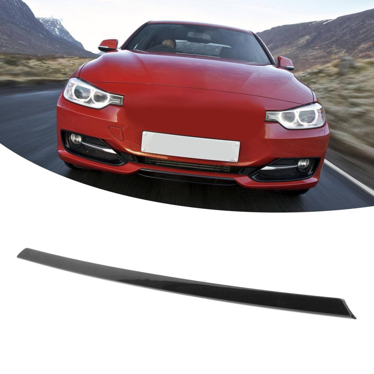 Front Bumper Trim Center Finisher For 3 Series F30 F31 2012 To 2015 Sport Line Accurate Fit Part 51117279699