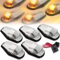 Dna Motoring Cbl-f15080-ch-y 5x Led Cab Roof Top Marker Lights Switch For 80-96 Ford F150 F250 F350 F450 