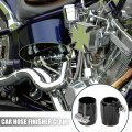 X Autohaux 2pcs An16 Hex Car Hose Finisher Flexible Rubber Pipe Clamp With Screw Band Adapter Fitting For Oil Fuel Water Tube
