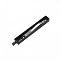 Uxcell Flush Bolt 6-inch Stainless Steel Security Door Guard Lever Action Latch Slide Lock Black
