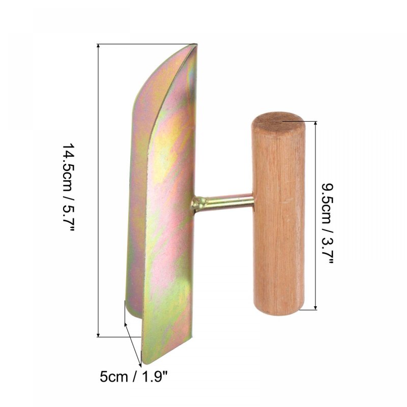Outside Corner Trowel 2 Inch Drywall Tool Galvanized Steel Shaping