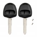 Uxcell 2 Pcs Buttons Uncut Key Remote Shell Replacement For Mitsubishi Ooulander L200