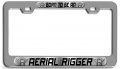 Born To Be An Aerial Rigger 3d Metal License Plate Frame Universal Fit For Auto Suv And Truck Tag Holder 12 X 6 In Heavy Duty 