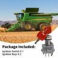 Hoypeyfiy Ignition Switch Re264579 Re56411 Replacement For John Deere Tractors S550 S670 T660 T670 W540 W550 W650 3720 4210