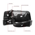 Tinted Houisng Clear Corner Headlight W Bumper Lamps Tool Kit Compatible With Ford F-150 F-250 F-350 92-96