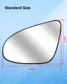 Driver Side Mirror Glass For Toyota Camry 2012 2013 2014 2015 2016 2017 And Avalon Hybrid 2018 Power Heated Rear View