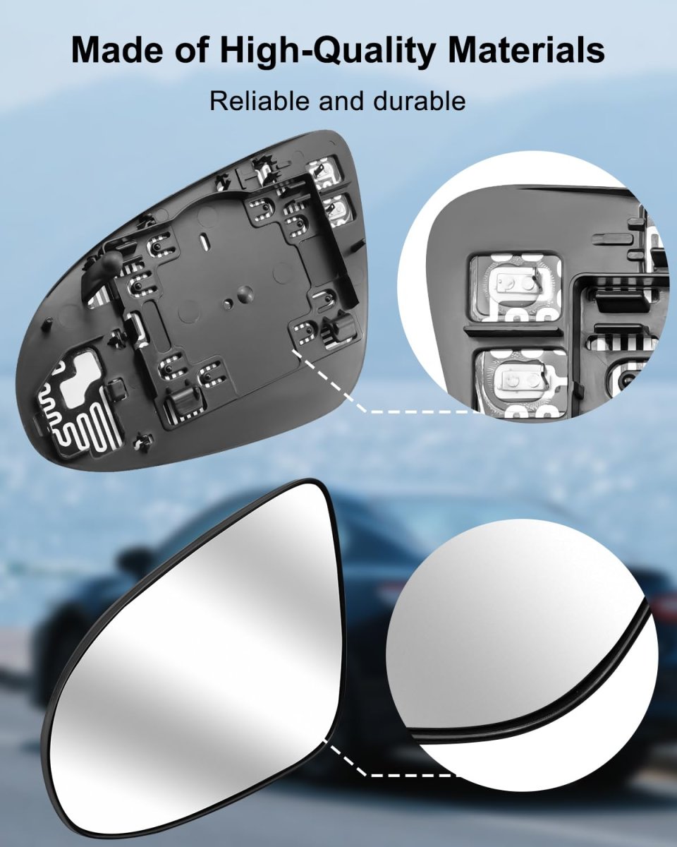 Driver Side Mirror Glass For Toyota Camry 2012 2013 2014 2015 2016 2017 And Avalon Hybrid 2018 Power Heated Rear View