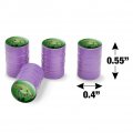 Tree Frog On Leaf Tire Rim Wheel Aluminum Valve Stem Caps
