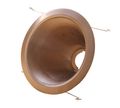 6 Copper Self Flange Air-shut Baffle Trim For Line Voltage Recessed Light 