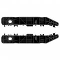 Hecasa Front Bumper Bracket Compatible With 2015-2017 Hyundai Sonata 86513c2000 86514c2000 Black Pair