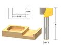 Yonico 14974 Bottom Cleaning Dado Router Bit 1-1 8 W X 5 H 1 2 Shank 
