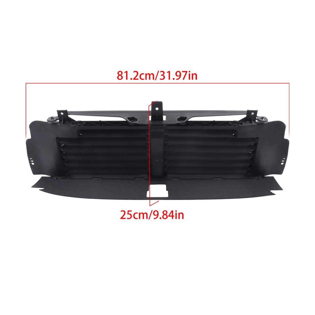 Upper Air Intake Grille With Motor For Xt5 2020 2021 2022 2023 2024 Replacement 85524694 Front Plastic Radiator Airflow Channel