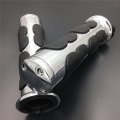Smt-custom Hand Grips 7 8 Handlebar Compatible With Honda Suzuki Kawasaki Yamaha Chrome B00rudyu3s