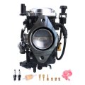 Cv40 Carburetor For Hd Sportster Xl Xlh 883 1200 Softail Touring Dyna Fxr Road King Carb 27421-99a Silver Top With Choke Cable 