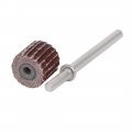 Uxcell 15pcs 10mm Dia 180 Grit Sandpaper Flap Sanding Wheel Grinding Head W Mandrels