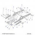 Timbersled Polaris Brace-subframe Center-rear Mach White Genuine Oem Part 5142878-133 Qty 1