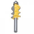 Router Bits 1 4 Shank Architectural Molding Set 8mm Handrail Milling Cutter Woodworking Tools Carbide Cnc 28mm Drop Bead