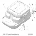 Polaris Snowmobile Cargo Latch Holder Genuine Oem Part Qty 1