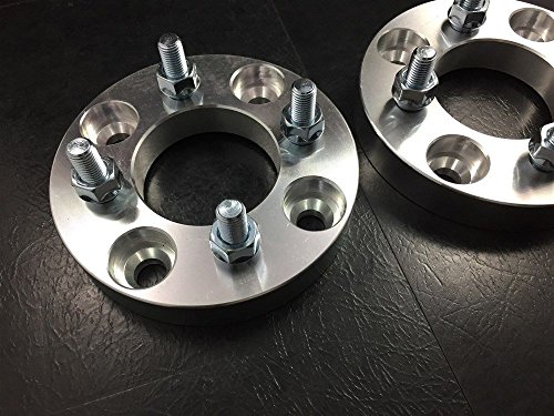 15mm Wheel Adapters 4x100 To 4x114 3 M12x1 5 Studs Forged 6061 T6 Aluminum Silver Finish Set Of 2