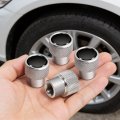 Jeep 4xe In-black On Shining Silver Aluminum Tire Valve Stem Caps -set Of 4 Official Licensed 
