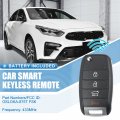 X Autohaux 2pcs 433mhz 4 Button Car Keyless Entry Remote Control Key Fob Proximity Smart For Kia Forte 2017-2018 60 Chip