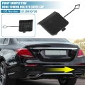 Car Rear Bumper Tow Hook Cover 2128850726 For Mercedes E Class Sedan W212 Facelift 2012-2016 Black