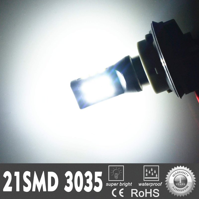 Alla Lighting Ba15s Base 1156 White Led Bulbs Xtreme Super Bright P21w 7506 1141 3497 12v 24v 3035 21-smd 6000k Xenon Bulb For