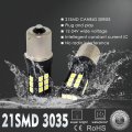 Alla Lighting Ba15s Base 1156 White Led Bulbs Xtreme Super Bright P21w 7506 1141 3497 12v 24v 3035 21-smd 6000k Xenon Bulb For